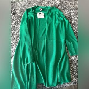 Women’s Anne Klein green cardigan